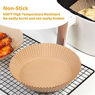 Ailun Air Fryer Paper Liners 9inch, 100PCS Non-Stick Parchment Paper,Oil  Resistant,Disposable Food Grade Free of Bleach Paper Round for 5-10 QT Air  Fryer Baking Roasting Microwave - Yahoo Shopping