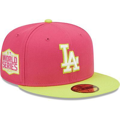 Los Angeles Dodgers Fitted New Era 59Fifty Royal Cap Hat Red UV