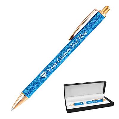 Qingxily Up to 300 Pcs Custom Pens Bulk,Personalized Pens with Free  Engraving,Customized Stylus Ballpoint Pens with Your Name,Text,Message for