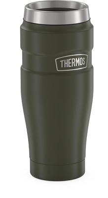 Thermos 16 Oz. Stainless King Vacuum Insulated Coffee Mug - Army Green :  Target