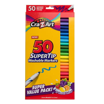 Pen+Gear Fine Line Washable Markers, Ages 3+, Assorted Colors, 40 Count 