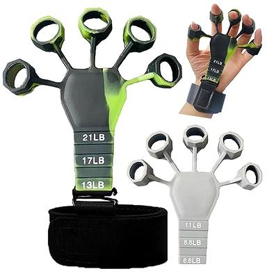 SSFMY Grip Strength Trainer,Finger Strengthener, the gripster Strength  Trainer,Hand Grip Strengthener 6 Resistant Level Finger  Exerciser-Adjustable Hand Strengthener for Hand Therapy(2PCS) - Yahoo  Shopping