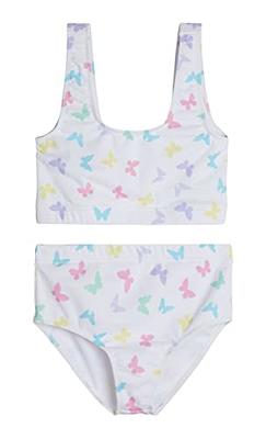 Real Essentials 3 Pack: Girls Two Piece Swimsuit Bathing Swim Suit