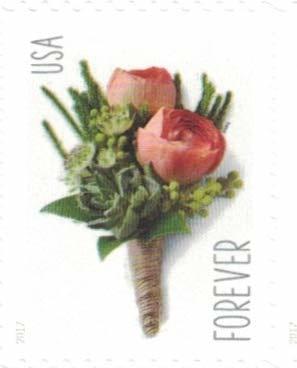 Heart Blossom USPS Forever Postage Stamp 1 Sheet of 20 US Postal