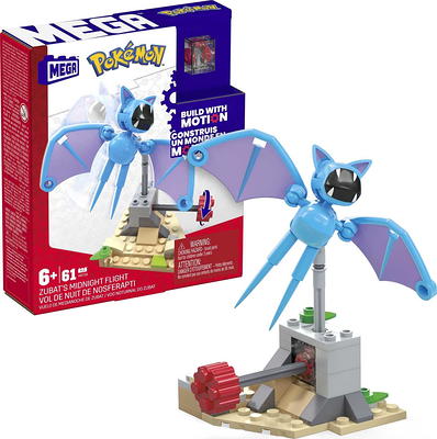 MEGA Pokemon Building Toy Kit Bulbasaur Set with 3 Action Figures (622  Pieces) for Kids 