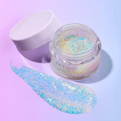 2 Colors of Holographic Chunky Glitter with Quick Dry Glue Pack 4, 4 Pots  Total 40g Multi-Shaped for Body Hair Face Eyes Make-up, Nail Art and  Bedazzling in Party/Concert/Events Glitter - Yahoo