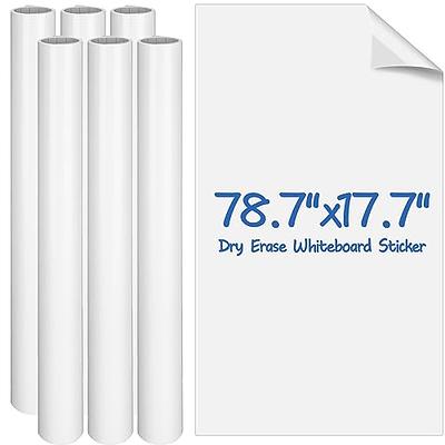 Amyzor Self-Adhesive Whiteboard Wall Decal Sticker, 17.7 x 78.7 Extra Large Strong & Durable Dry Erase Wall Paper Message Board Peel