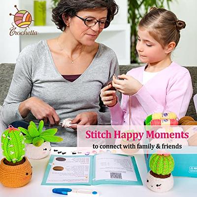 Crochet Kit for Beginners Adults Kids, Knitting Kit3 Bee Family(40