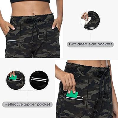 Haowind Joggers for Women with Pockets Elastic Waist Workout Sport