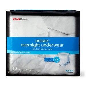 CVS Health Adult Overnight Underwear, X-Large - 12 ct - Yahoo Shopping