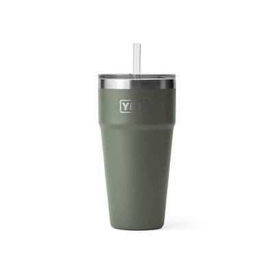 YETI Rambler 26 oz Straw Cup, Camp Green