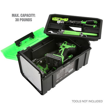 OEMTOOLS 15-Inch One-Touch Tool Box, Green, 22184 - Yahoo Shopping