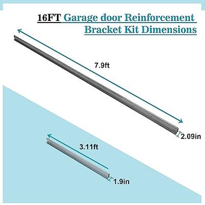 16FT Garage Door Reinforcement Bracket Kit, Heavy Duty Garage Door Support  Strut Reinforcement, Garage Door U-Bar Strut Support Brace, Safer to Use -  Yahoo Shopping