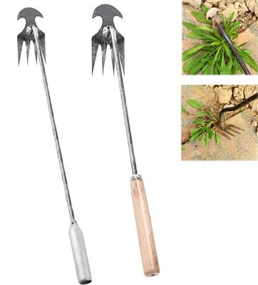 Mujocooker 4-Tine Spading Digging Fork, Garden Digging Spading