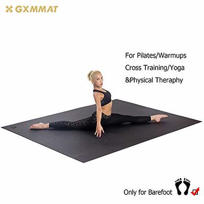 Gxmmat Extra Large Exercise Mat 6'x8'x7mm, Thick Workout Mats for Home Gym  Flooring, High Density Non-Slip Durable Cardio Mat, Shoe Friendly, Great  for Plyo, MMA, Jump Rope, Stretch, Fitness 