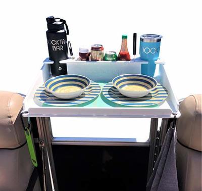 Docktail Bar Utility Boat Table - Pontoon Rail Mount  Boat Caddy  Organizer, Portable Boat Table and Boat Bar, Pontoon Tables for Boats with  Cup Holders, Boat Storage Accessories - Yahoo Shopping