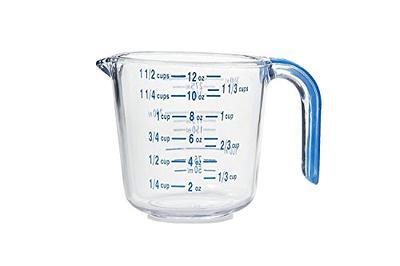 Plastic Measuring Cups Set Bpa Free Liquid Nesting Stackable Measuring Cups  With Spout Clear Cup With Ml And Oz Measurement