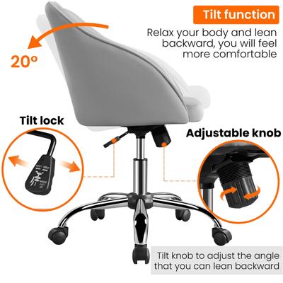 Mainstays Ergonomic Office Chair with Adjustable Headrest, Black Fabric, 275lb Capacity