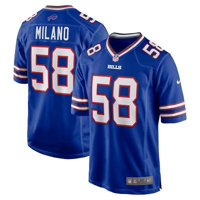 Men's Nike Josh Allen White Buffalo Bills Name & Number T-Shirt