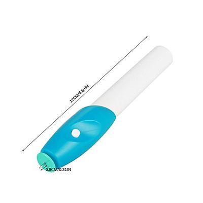 Electric Quilling Pen, Diy Slotted Paper Crafts Quilling Tool Origami  Winder Steel Curling Pen(blue)