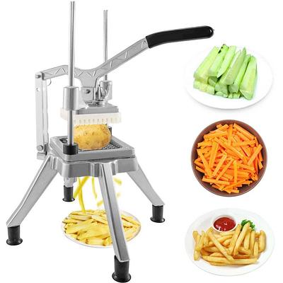 VEVOR 1/4 in. Blade Silver Commercial Vegetable Fruit Chopper