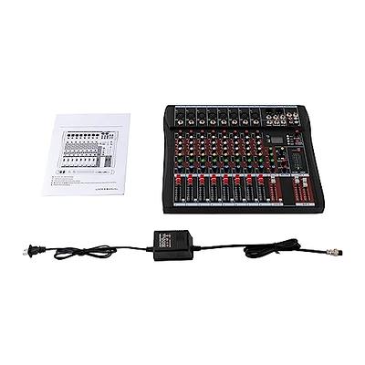 XUANIIIL Professional Audio Mixer, 8 Channel Mixing Console, Audio  Interface Mixer, Mixer Sound Board Console, Portable Digital Dj Console, USB  Bluetooth, for Stage Performance, Dj Studio - Yahoo Shopping