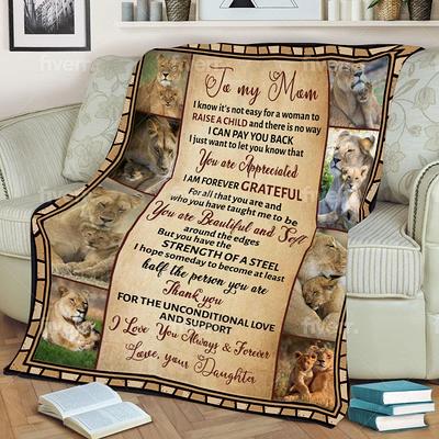 Personalized Best Mom Ever Fleece Blanket