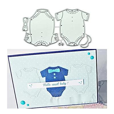 Qoiseys Baby Clothes Metal Die Cuts for Card Making,Cutting Dies