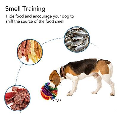 TOTITOM Dog Snuffle Ball, Felt Cloth Interactive Dogs Snuffle Treat Ball  Dog Enrichment Toy, Dog Sniffing Pad for Dog Stress Relief Smell
