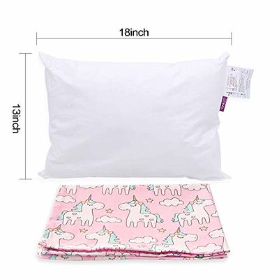  Utopia Bedding Toddler Pillow (White, 2 Pack), 13x18
