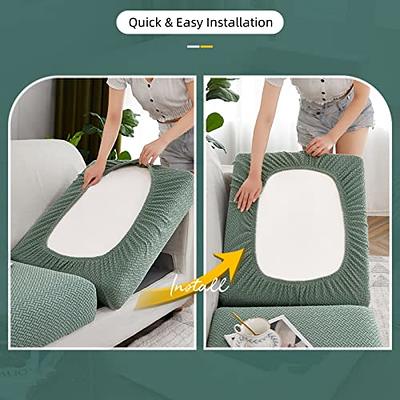 Anti-slip Stretch Couch Cushion Covers For Sectional Sofa