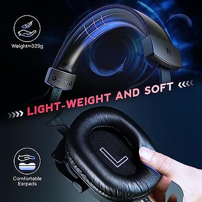 EKSA Wired Headset Gamer 7.1 Surround/Stereo Gaming Headphones for PC/Xbox/PS4/PS5  with ENC