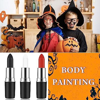 CCBeauty Blue Face Body Paint Stick, Cream Dark Blue Baseball Eye Black  Sticks for Sports, Grease Foundation Makeup, Face Painting Kit for  Halloween