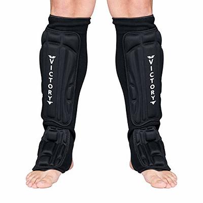 MRX Muay Thai Shin Guard Kick Boxing Leg & Foot Protector Pad MMA (White,  Small) - Yahoo Shopping