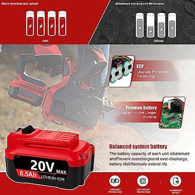 AYTXTG 2Pack 6.5Ah Lithium Battery Replacement for Black and