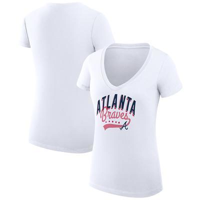 Seattle Mariners G-III 4Her by Carl Banks Women's Filigree Team V-Neck  T-Shirt - White