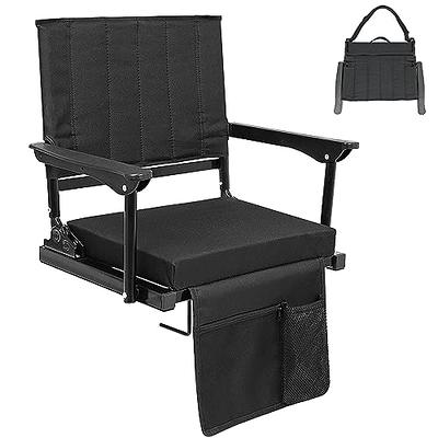 Sportneer Stadium Seats for Bleachers, Bleacher Chairs with Back and Cushion  Bleacher Seats with Back Support Padded Stadium Chair with Armrests 6  Reclining Positions for Sport Events Camping Beaches - Yahoo Shopping