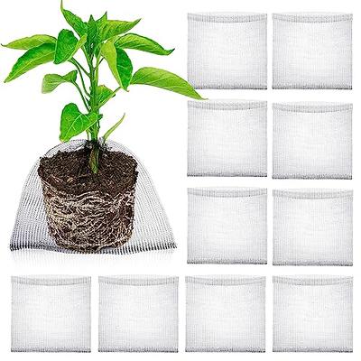 Wire Knitted Stainless Steel Mesh Bag Plants Root Pouches Basket