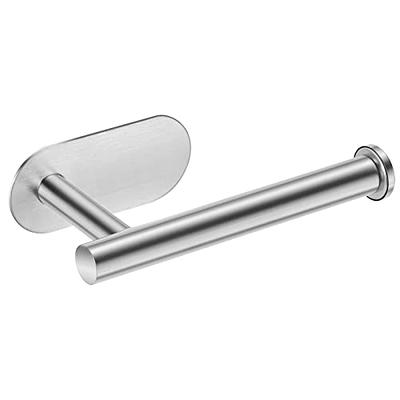 NearMoon Toilet Paper Holder Self Adhesive, Premium Thicken SUS304  Stainless Steel Rustproof Adhesive Toilet Roll Holder no Drilling for  Bathroom, Kitchen, Washroom (1 Pack, Brushed Nickel) 