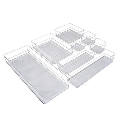 Get Neat with Lisa Small Plastic Bins with Lids - Set of 2 - White