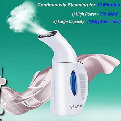 HiLIFE Steamer for Clothes, Portable Clothes Steamer with 240ml Big  Capacity, Strong Penetrating Handheld Garment Steam iron for Clothes,  Removes