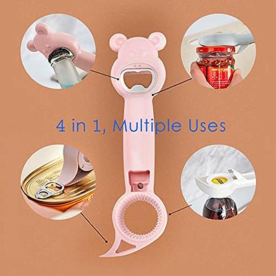 Octina Mason Jar Opener & Bottle Opener No Lid Dents or Damage, Manual Can  Opener Easy Twist, Canning Jar Opener Top Remover Utensil for Various Lids