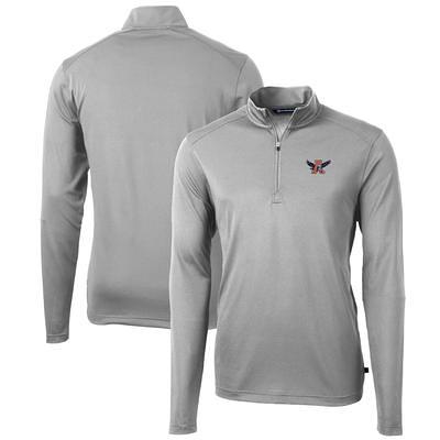 Women's Cutter & Buck Heather Gray Louisville Cardinals Adapt Eco Knit  Heather Recycled Full-Zip Jacket