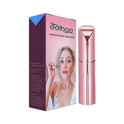 Finishing Touch Flawless Facial Hair Remover for Women, Electric Face Razor  for Women with LED Light for Instant and Painless Hair Removal, Pink