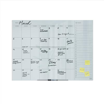 U-Brands White Square Monthly Dry Erase Board