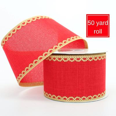 Northlight Seasonal 12 Spools Red Chevron Burlap Ribbon - Yahoo