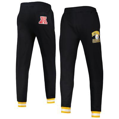 NFL Team Apparel Women's Pittsburgh Steelers Black Fraction Leggings