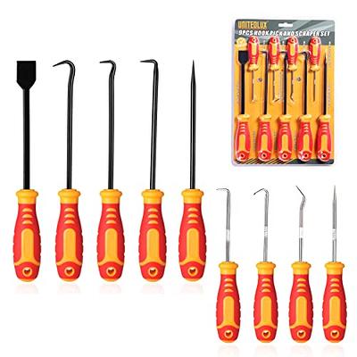 9 Piece Precision Pick & Hook Set with Scraper,Automotive & Electronic Hand  Tool