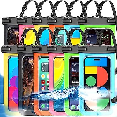 Universal Waterproof Case,Hiearcool Waterproof Phone Pouch Compatible for iPhone, Black