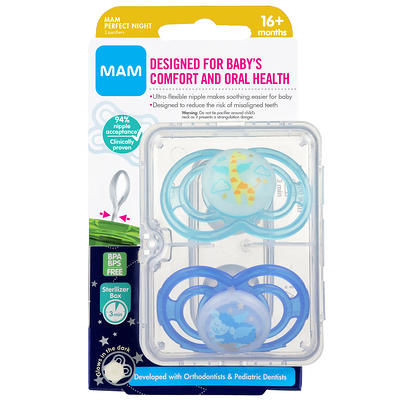 MAM Perfect Pacifier, 6+ Months, Boy, 2 Pack 